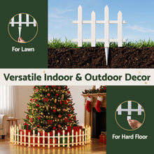 3M Solar Christmas Fence Lights with 128 Warm White LED – 8 Pack