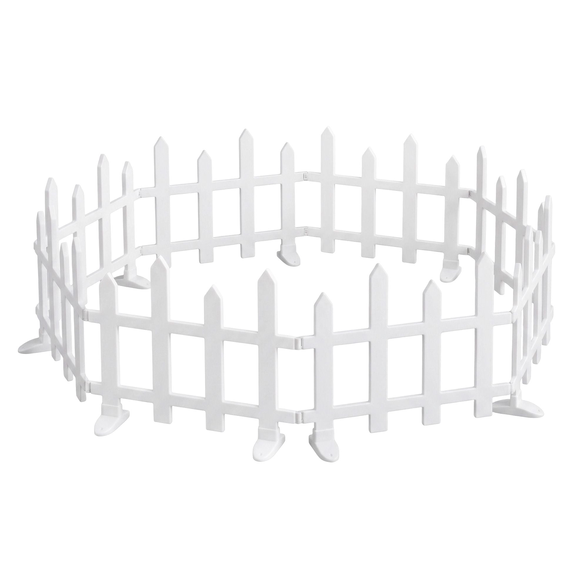 3M Solar Christmas Fence Lights with 128 Multicolour LED – 8 Pack