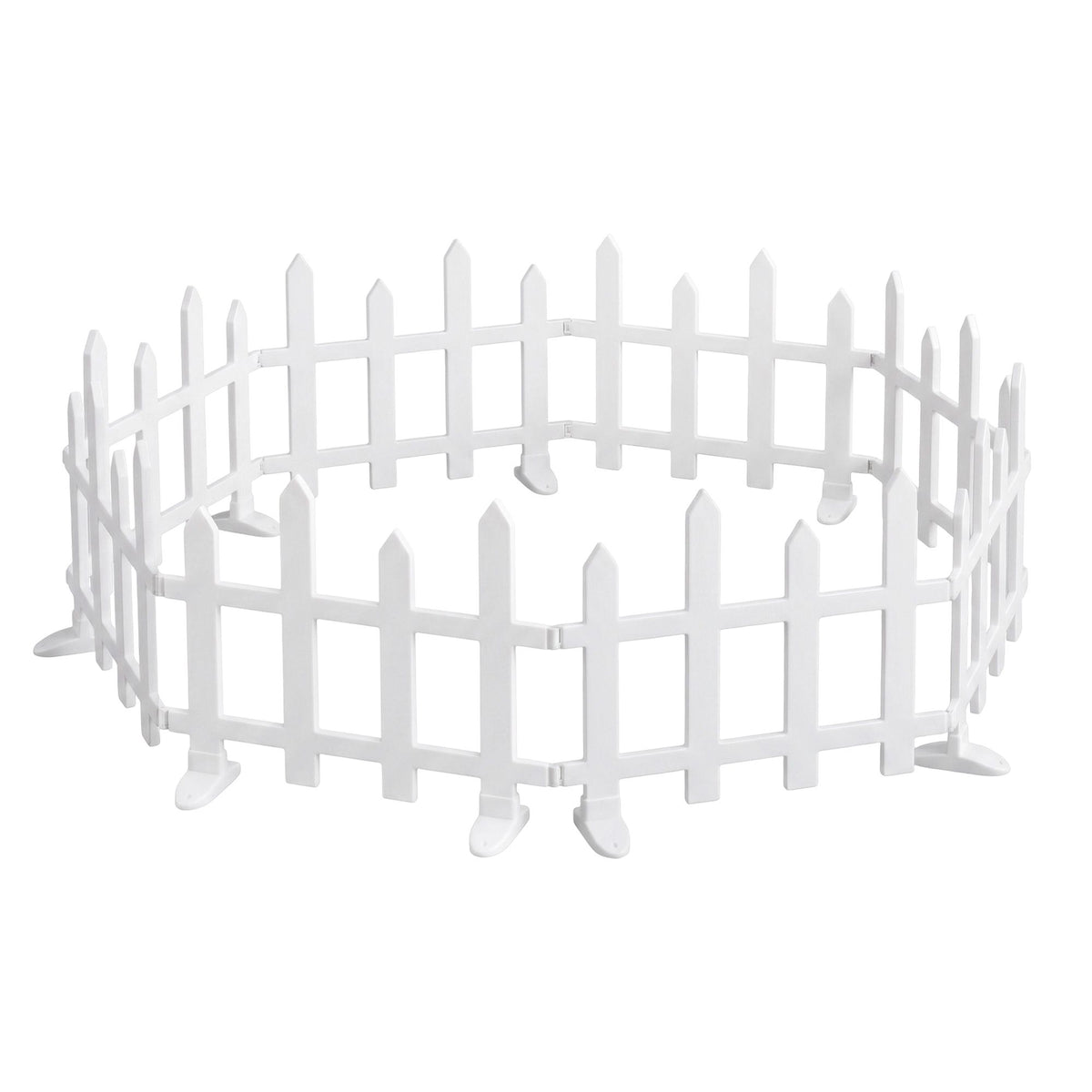 3M Solar Christmas Fence Lights with 128 Multicolour LED – 8 Pack