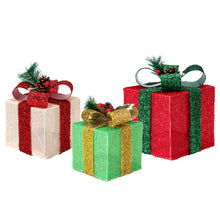 25CM Gift Box Motif Light Set – 60 Warm White LED Lights