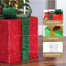 25CM Gift Box Motif Light Set – 60 Warm White LED Lights