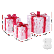 23CM Gift Box Motif Light Set – 70 Warm White LED Lights
