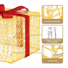 63CM Gift Box Motif Light Set – 240 Warm White LED Lights