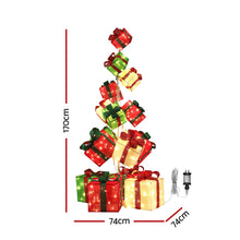170CM Lighted Christmas Gift Box Tower with 350 LED