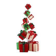 170CM Lighted Christmas Gift Box Tower with 350 LED