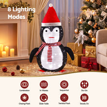 70CM Pop-Up Christmas Penguin Decoration with 45 LED