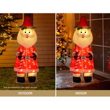 120CM Light-Up Santa with 96 Warm White LEDs
