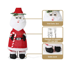 120CM Light-Up Santa with 96 Warm White LEDs