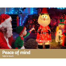 120CM Light-Up Santa with 96 Warm White LEDs