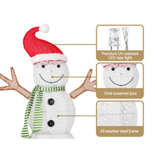 97CM Snowman Motif Light – Warm White LEDs 80 Lights