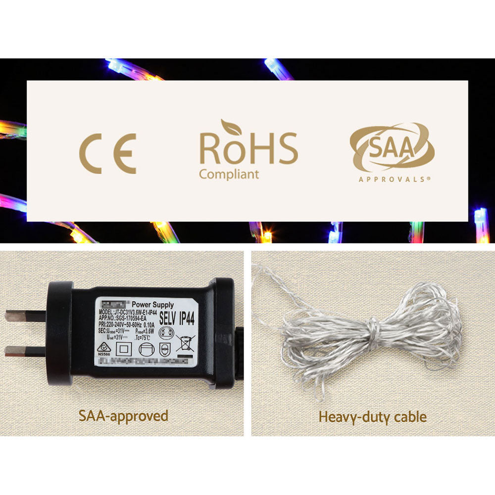 50CM Spinning Motif Light – Multi-Colour LEDs 128 Lights