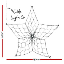 130CM Solar Star Light-Up Motif with 130 Multicolour LEDs