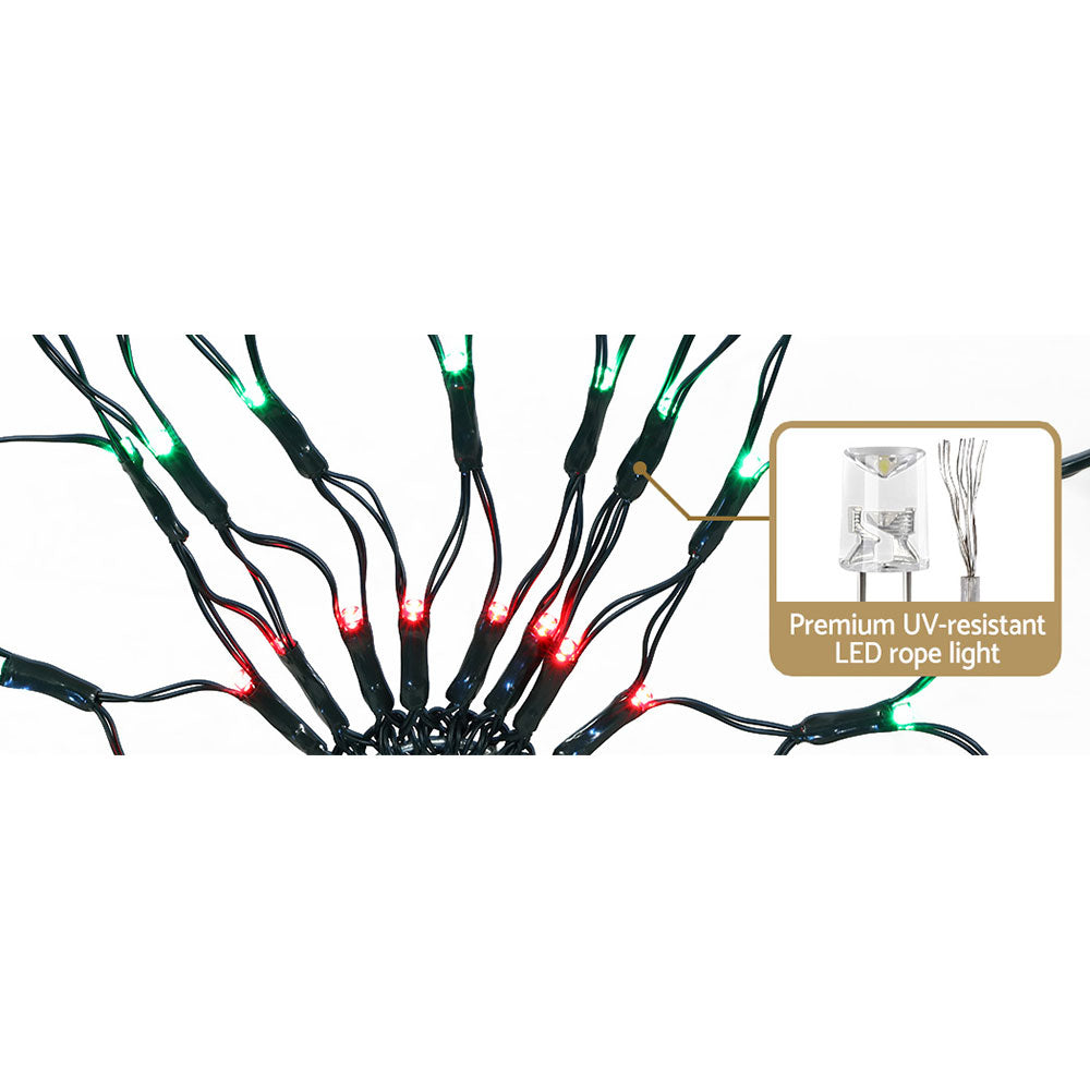 130CM Solar Star Light-Up Motif with 130 Multicolour LEDs