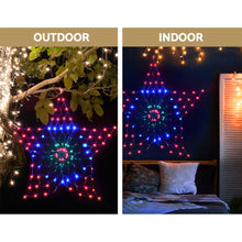130CM Solar Star Light-Up Motif with 130 Multicolour LEDs