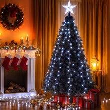 2.5M Christmas Waterfall Lights with Star Topper & 300 LED
