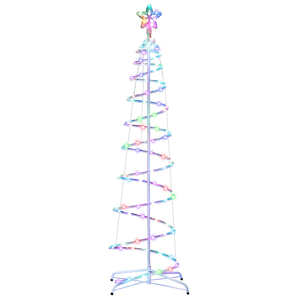 6FT Rope Light Christmas Tree with Remote & 100 LED Lights