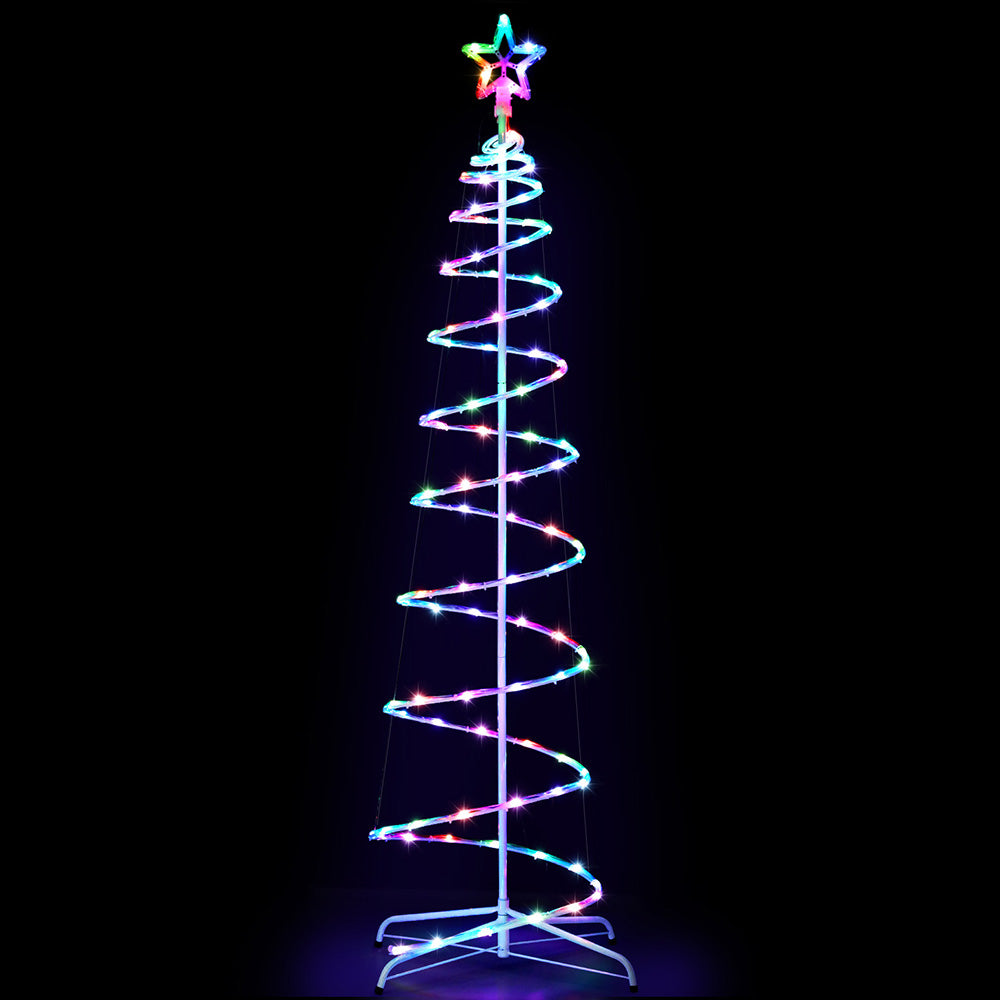 6FT Rope Light Christmas Tree with Remote & 100 LED Lights