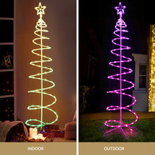 6FT Rope Light Christmas Tree with Remote & 100 LED Lights