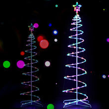 7FT Rope Light Christmas Tree – 100 Tips, 100 Multicolour RGB LED Lights
