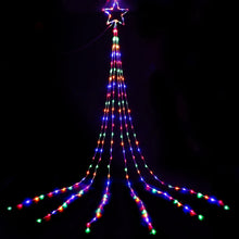 3M Solar Christmas Light Tree with 200 Multi-Colour LEDs