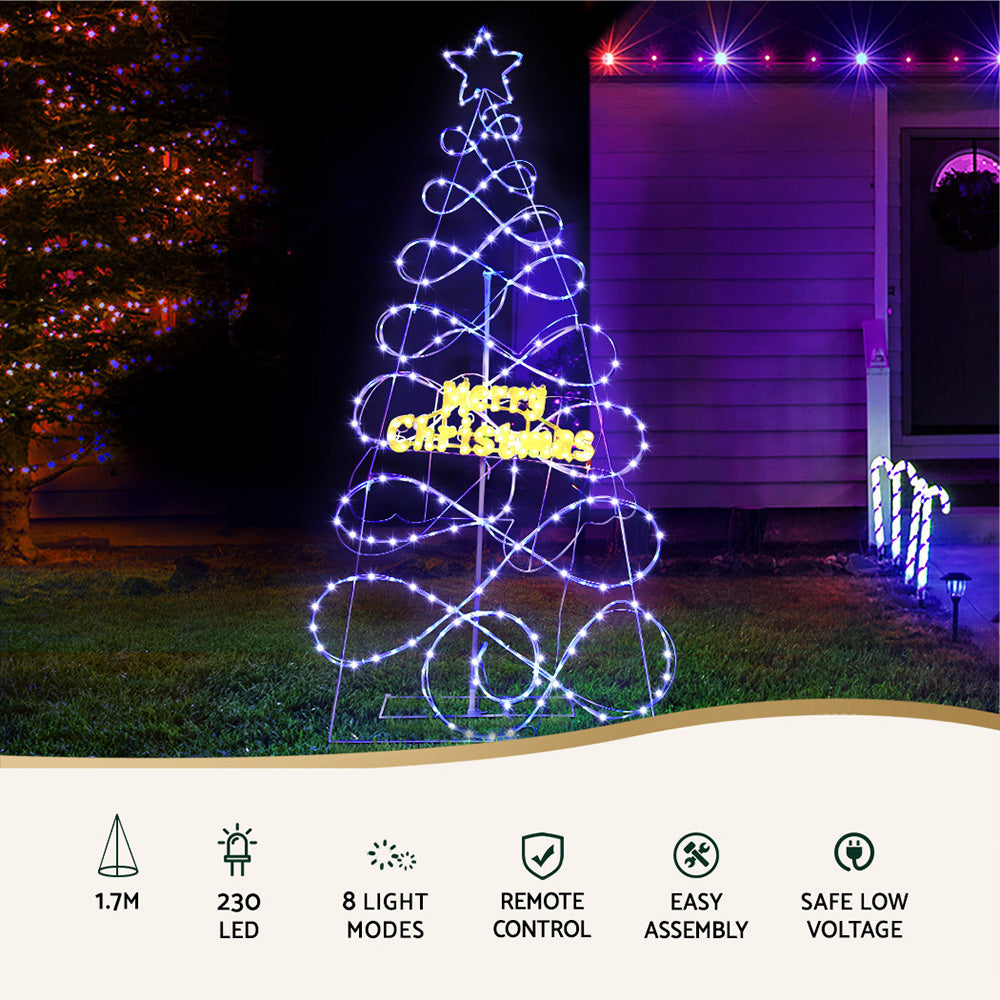6FT Christmas Tree Light Motif with Remote Control