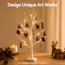 60CM Light-Up Branch Trees 2 Pack with 48 Warm White LED Lights