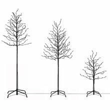 LED Birch Christmas Tree Set - Warm White (3 Pack)