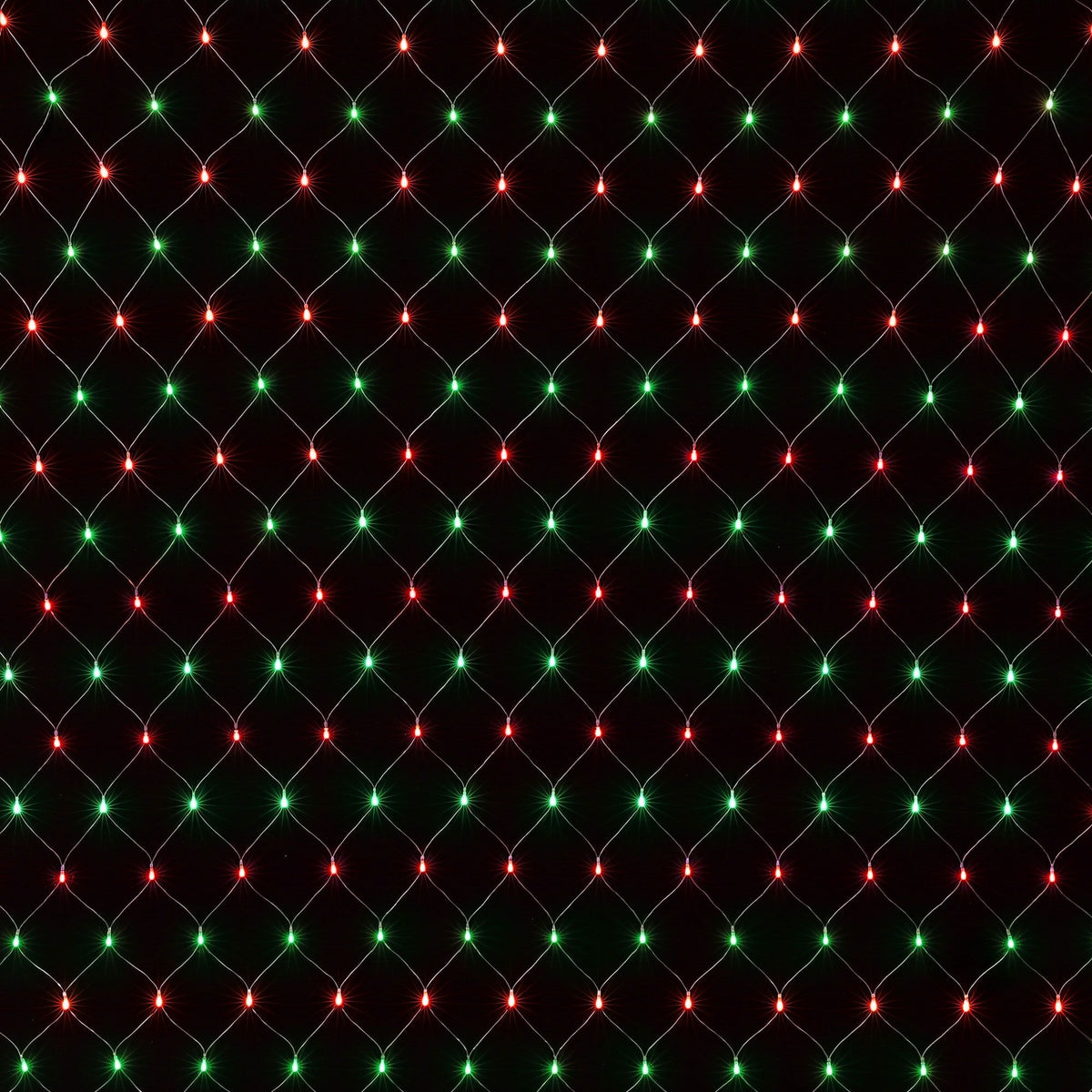 6M x 4M Christmas Net Lights with 1000 Red & Green LED Lights