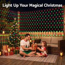 6M x 4M Christmas Net Lights with 1000 Red & Green LED Lights