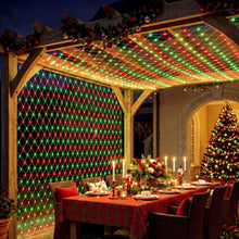 6M x 4M Christmas Net Lights with 1000 Red & Green LED Lights