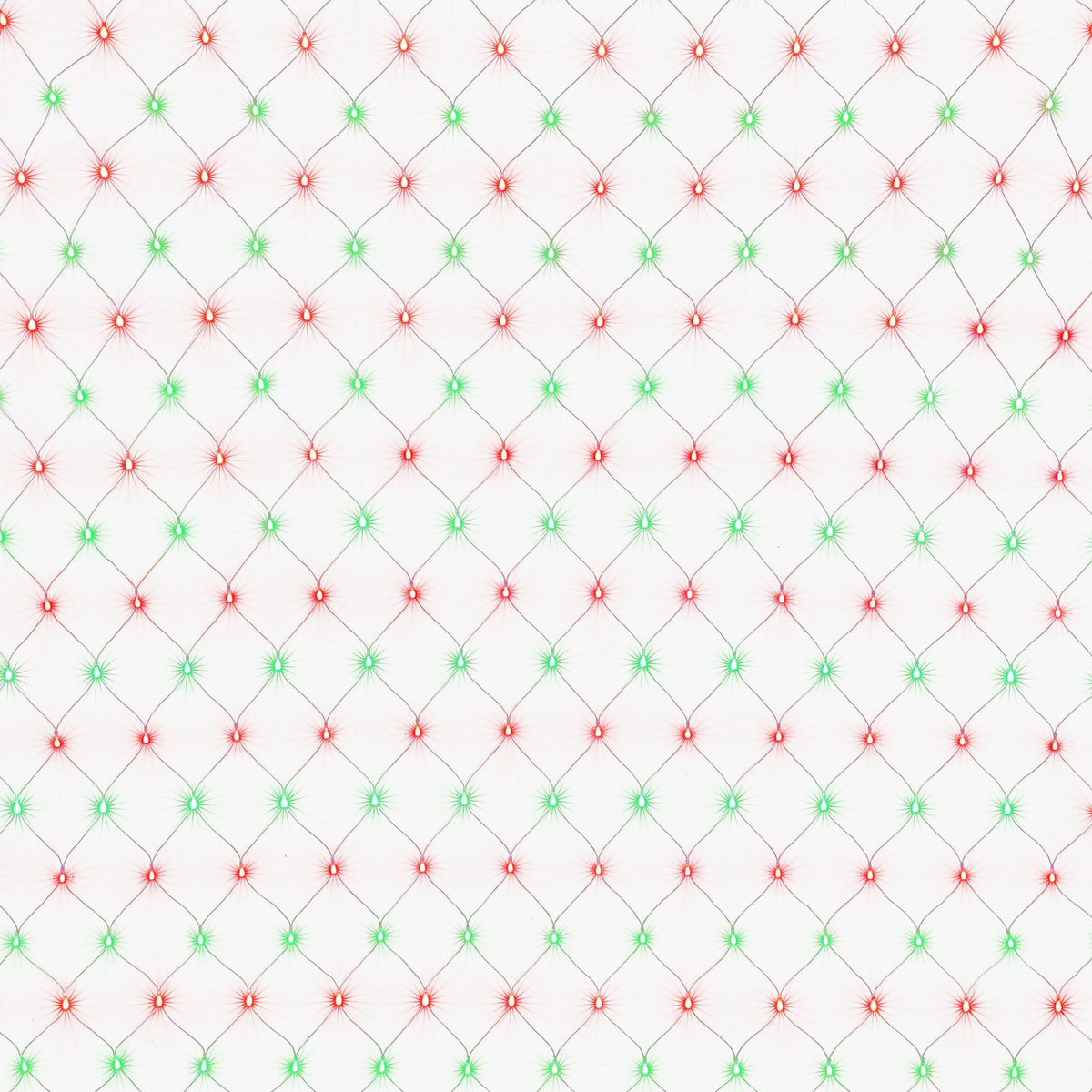 6M x 4M Christmas Net Lights with 1000 Red & Green LED Lights