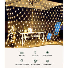 4M x 6M Christmas Net Lights with 1000 Warm White LEDs