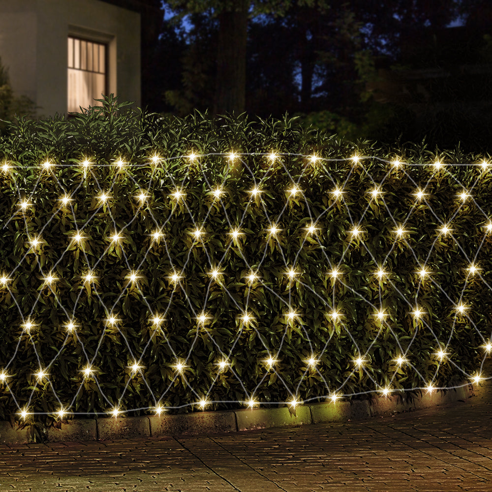 4M x 6M Net Christmas Lights – 1000 Warm White LEDs