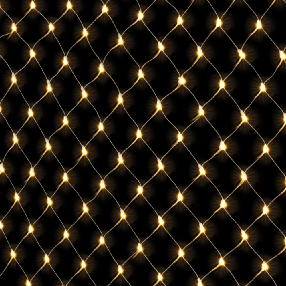 3M x 2M Warm White LED Christmas Net Lights with 504 LEDs