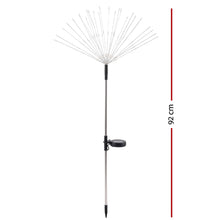 Solar Firework Path Lights 4 Pack with 480 Multi-Colour LED Lights