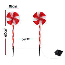 4PCS Lollipop Pathway Lights – 112 Cold White LED Lights
