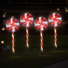4PCS Lollipop Pathway Lights – 112 Cold White LED Lights