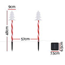 5PCS Christmas Tree Pathway Lights – 25 Warm White LED Lights