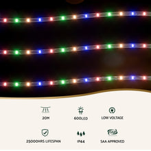 20M Rope Lights with 600 Multicolour LEDs