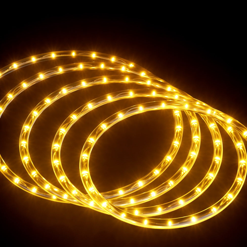 20M Rope Lights – Warm White LEDs 600 Lights