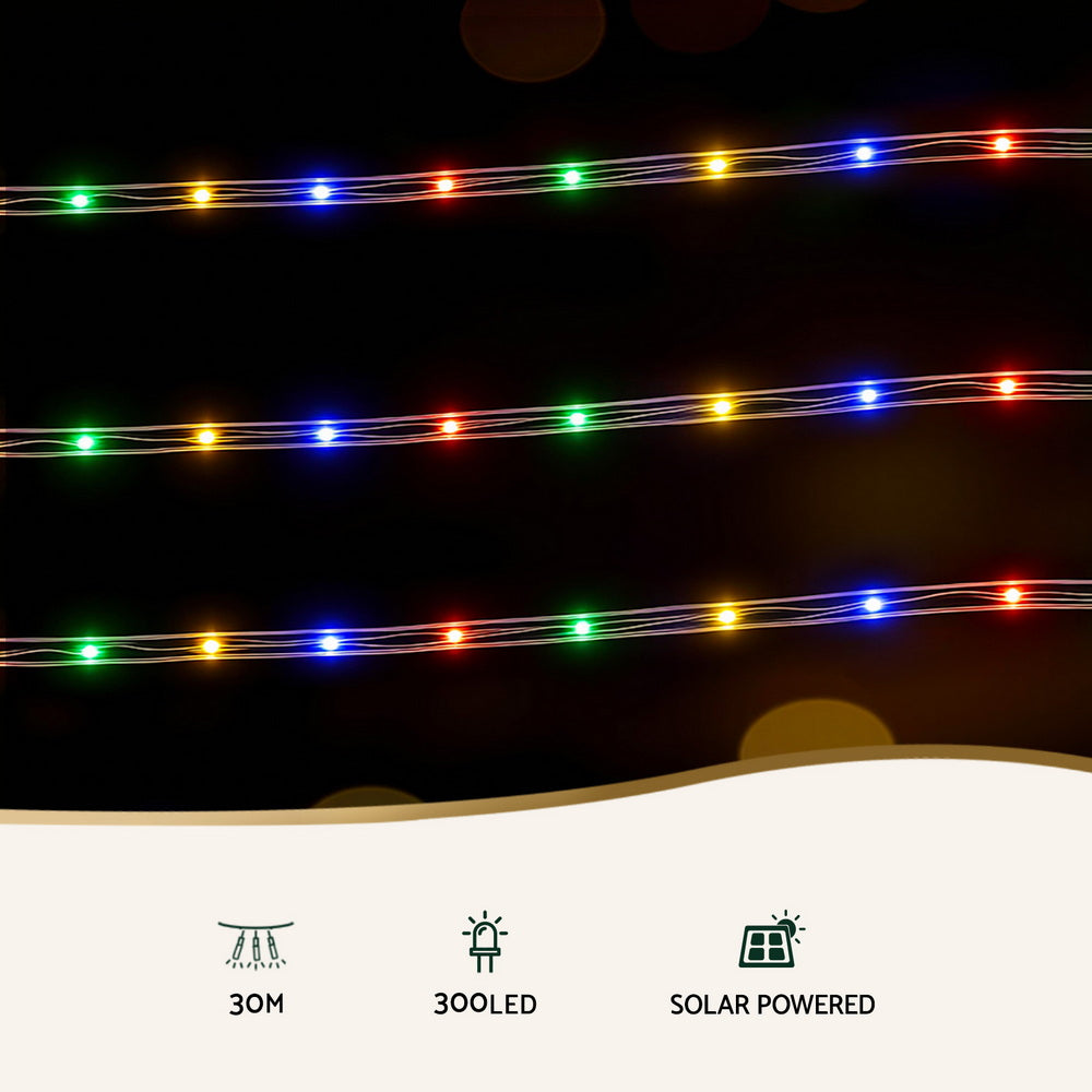 30M Rope Lights with 300 Multicolour LEDs