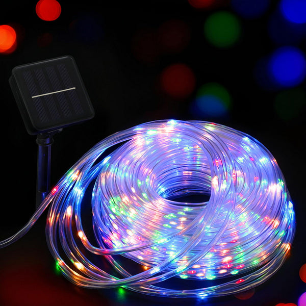 30M Rope Christmas Lights – 300 Multicolour LEDs
