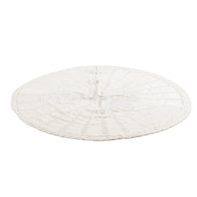 120CM Beige Knitted Christmas Tree Skirt