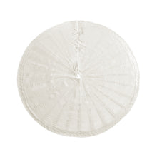 90CM Christmas Tree Skirt – Beige Knitted