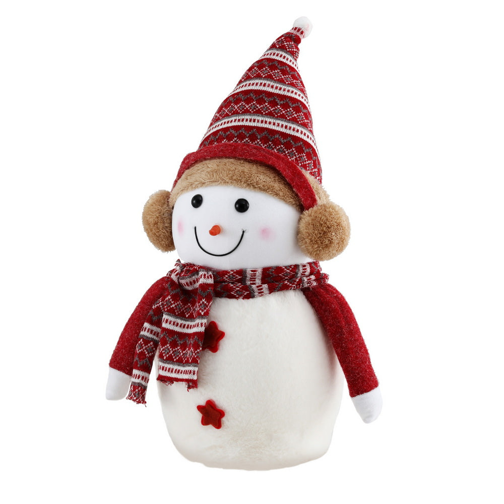 60CM Plush Snowman Christmas Decoration