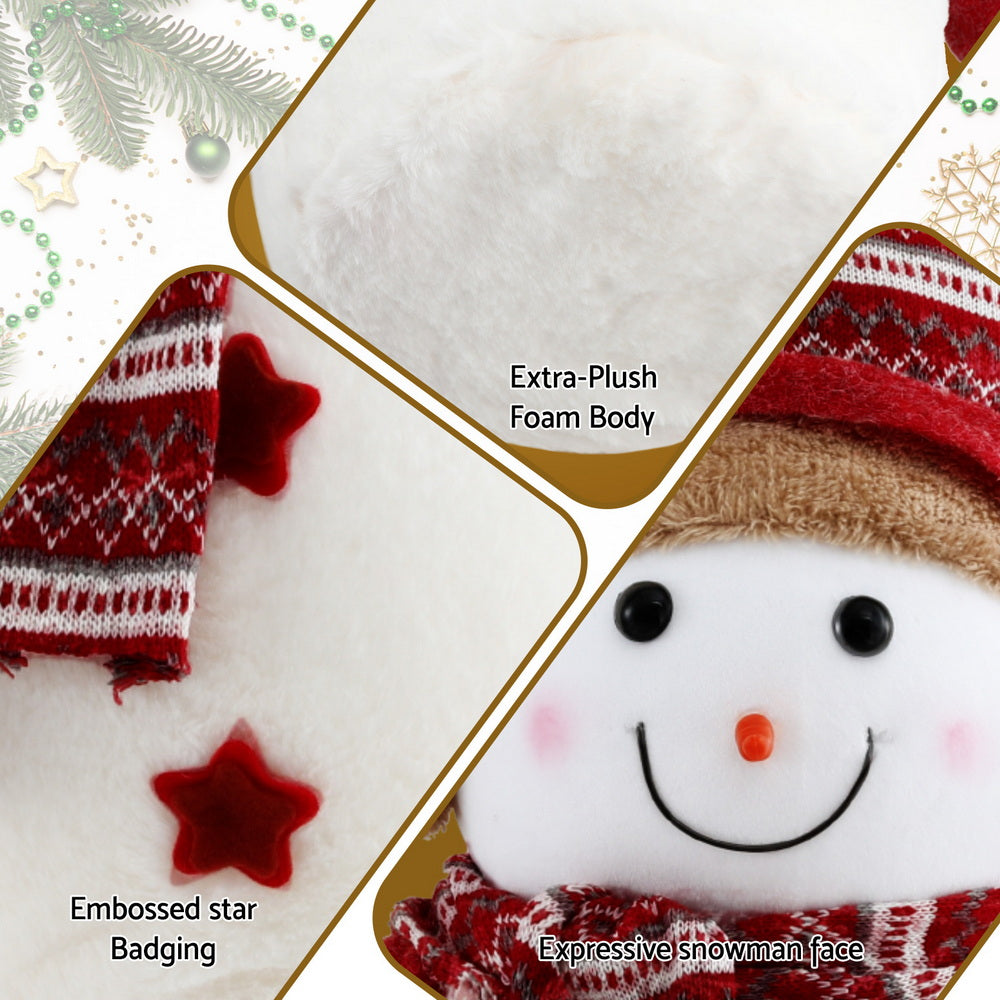 60CM Plush Snowman Christmas Decoration