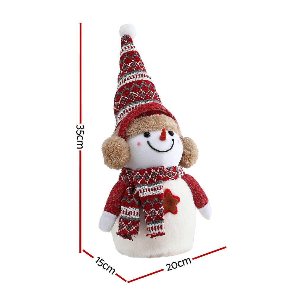 35CM Plush Snowman Display