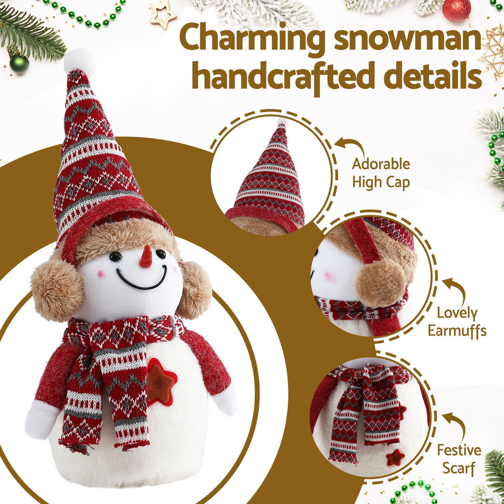 35CM Plush Snowman Display