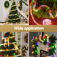 20M Gold Ribbon Fairy Lights with 200 Multi-Colour LED Lights