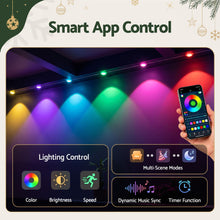 15M Solar Permanent Eaves Lights with 36 Smart RGB Modules